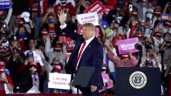 Donald Trump en su mitin del viernes en el estado de Georgia Donald Trump en su mitin del viernes en el estado de Georgia