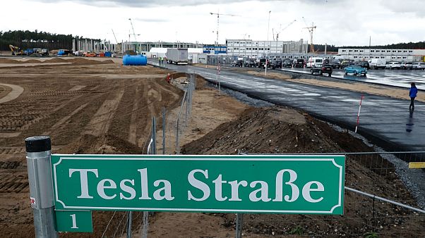 A Tesla épülő gigagyára Grünheidében A Tesla épülő gigagyára Grünheidében