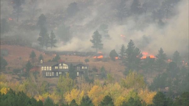 The flames have destroyed homes and forced owners to leave The flames have destroyed homes and forced owners to leave