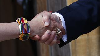 Donald Trump ve Theresa May'in elleri, 13 Temmuz 2018