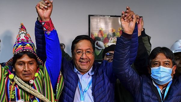 Bolivya'da düzenlenen genel seçimleri Sosyalizm Hareketi Partisi adayı Luis Arce Catocora kazandı. Bolivya'da düzenlenen genel seçimleri Sosyalizm Hareketi Partisi adayı Luis Arce Catocora kazandı.