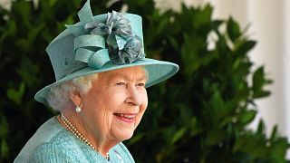 II. Erzsébet a windsori kastélyban, 2020. június 13-án