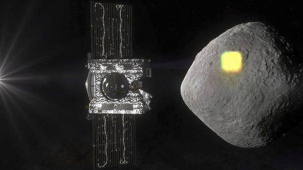 Raumsonde OSIRIS-REx untersucht Asteroiden Bennu (Model), 19.3.2019 Raumsonde OSIRIS-REx untersucht Asteroiden Bennu (Model), 19.3.2019
