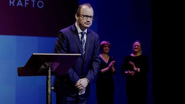Polish lawyer Adam Bodnar receives The Rafto Prize 2018 in Bergen, Norway, Sunday Nov. 4, 2018. Polish lawyer Adam Bodnar receives The Rafto Prize 2018 in Bergen, Norway, Sunday Nov. 4, 2018.