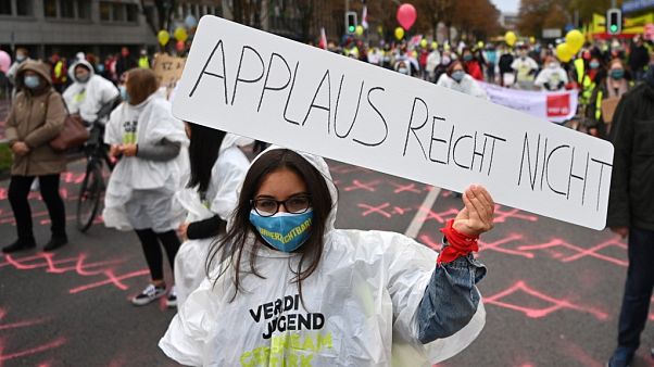 Proteste von VERDI Proteste von VERDI