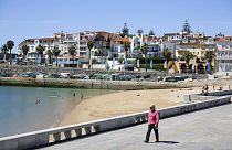 Portekiz'in başkenti Lisbon yakınlarındaki turizm beldesi Cascais