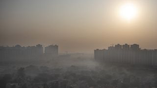 الضبان يلف العاصمة الهندية نيودلهي إحدى أكثر المدن تلوثا في العالم. 2020/10/16
