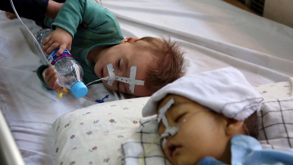 بستری شده کودکان در افغانستان به دلیل آلودگی هوا