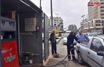 پمپ بنزین در حمص/آرشیو ۲۰۱۹