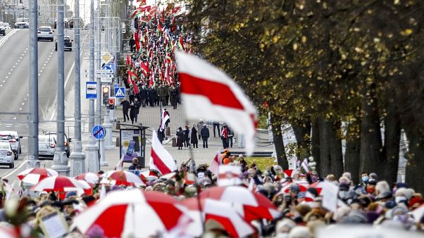 Tüntetés Belaruszban Tüntetés Belaruszban