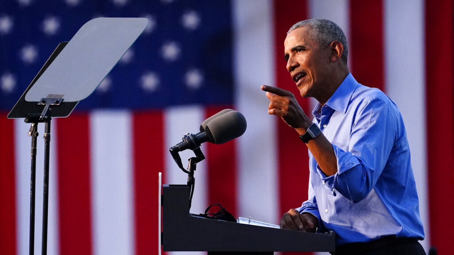 Présidentielle américaine : Barack Obama en campagne pour Joe Biden ...