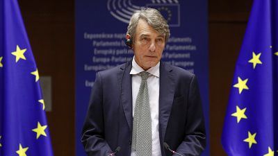 Глава Европарламента объявляет лауреата премии Сахарова-2020