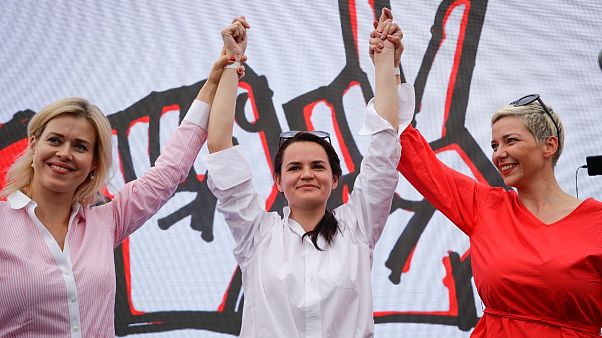 A belarusz ellenzék vezetői A belarusz ellenzék vezetői