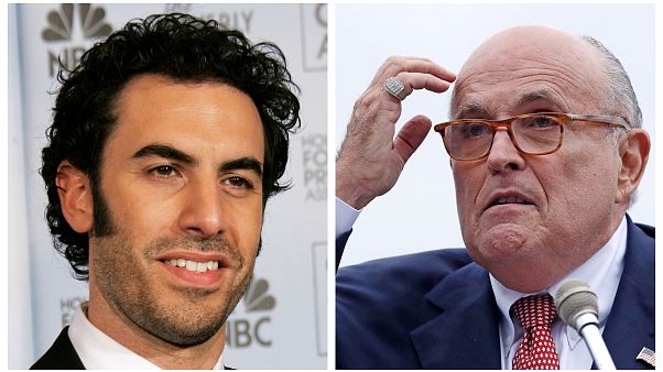 Sacha Baron Cohen ve Rudy Giuliani Sacha Baron Cohen ve Rudy Giuliani