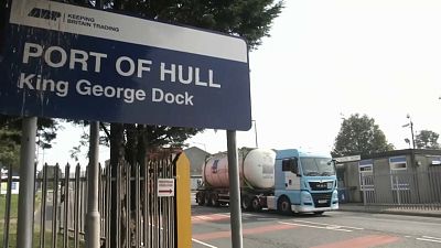 Brexit: Unsicherheit auch am Hafen in Hull
