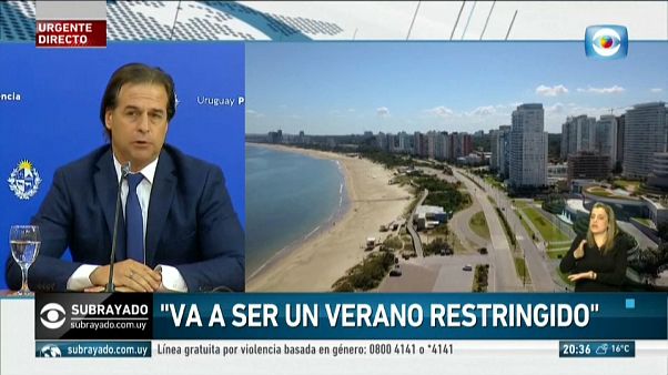 El presidente uruguayo, Luis Lacalle Pou, anuncia que las fronteras seguirán cerradas El presidente uruguayo, Luis Lacalle Pou, anuncia que las fronteras seguirán cerradas
