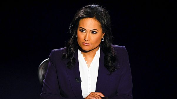 مذيعة أخبار NBC كريستين ويلكر تدير المناظرة الرئاسية الأخيرة، جامعة بلمونت في ناشفيل، تينيسي، 22 أكتوبر 2020 مذيعة أخبار NBC كريستين ويلكر تدير المناظرة الرئاسية الأخيرة، جامعة بلمونت في ناشفيل، تينيسي، 22 أكتوبر 2020