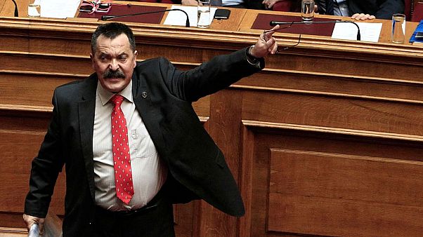 Christos Pappas was sentenced to 13 years in prison on Thursday for participating in a "criminal organisation". Christos Pappas was sentenced to 13 years in prison on Thursday for participating in a "criminal organisation".