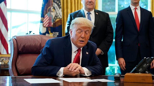 ABD Başkanı Donald Trump Sudan hakkındaki kararını açıklarken ABD Başkanı Donald Trump Sudan hakkındaki kararını açıklarken