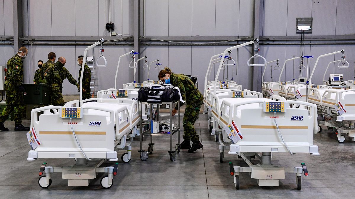 Tábori kórház cseh Covid-betegeknek