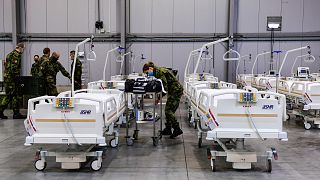 Tábori kórház cseh Covid-betegeknek