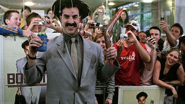 الممثل الكوميدي البريطاني ساشا بارون كوهين في العرض الأول لفيلم "بورات" ،سيدني 13 نوفمبر / تشرين الثاني 2006 الممثل الكوميدي البريطاني ساشا بارون كوهين في العرض الأول لفيلم "بورات" ،سيدني 13 نوفمبر / تشرين الثاني 2006
