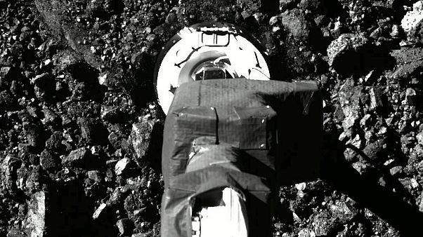 Osiris-Rex spacecraft touches the surface of asteroid Bennu Osiris-Rex spacecraft touches the surface of asteroid Bennu