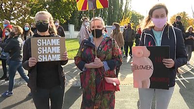Újra tüntettek a lengyel abortusztörvény ellen 
