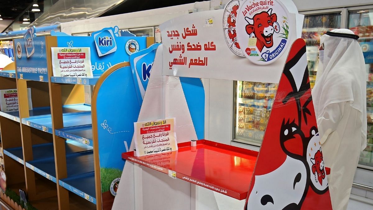 کالاهای فرانسوی در فروشگاه های کویت جمع آوری شد