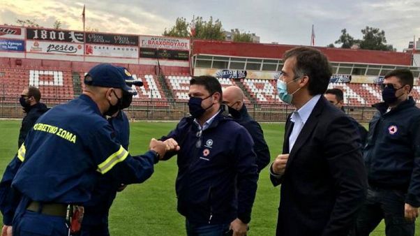 Στις Σέρρες ο Υφυπουργός Πολ. Προστασίας Νίκος Χαρδαλιάς Στις Σέρρες ο Υφυπουργός Πολ. Προστασίας Νίκος Χαρδαλιάς