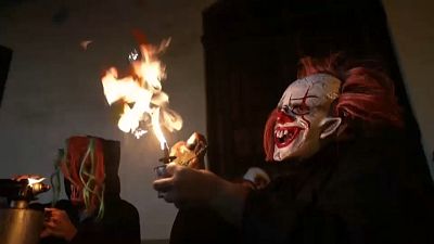 تصاویری از جشن هالووین نیکاراگوئه‌‌ای‌ها با ماسک‌های ترسناک