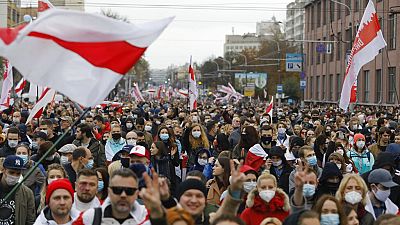 Undécimo domingo consecutivo de protestas en Bielorrusia