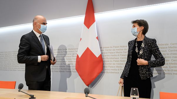 Bundespräsidentin Simonetta Sommaruga und Finanzminister Alain Berset Bundespräsidentin Simonetta Sommaruga und Finanzminister Alain Berset