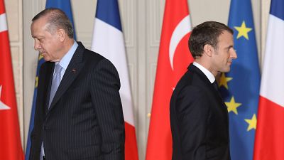 Erdogan und Macron im Jahr 2018