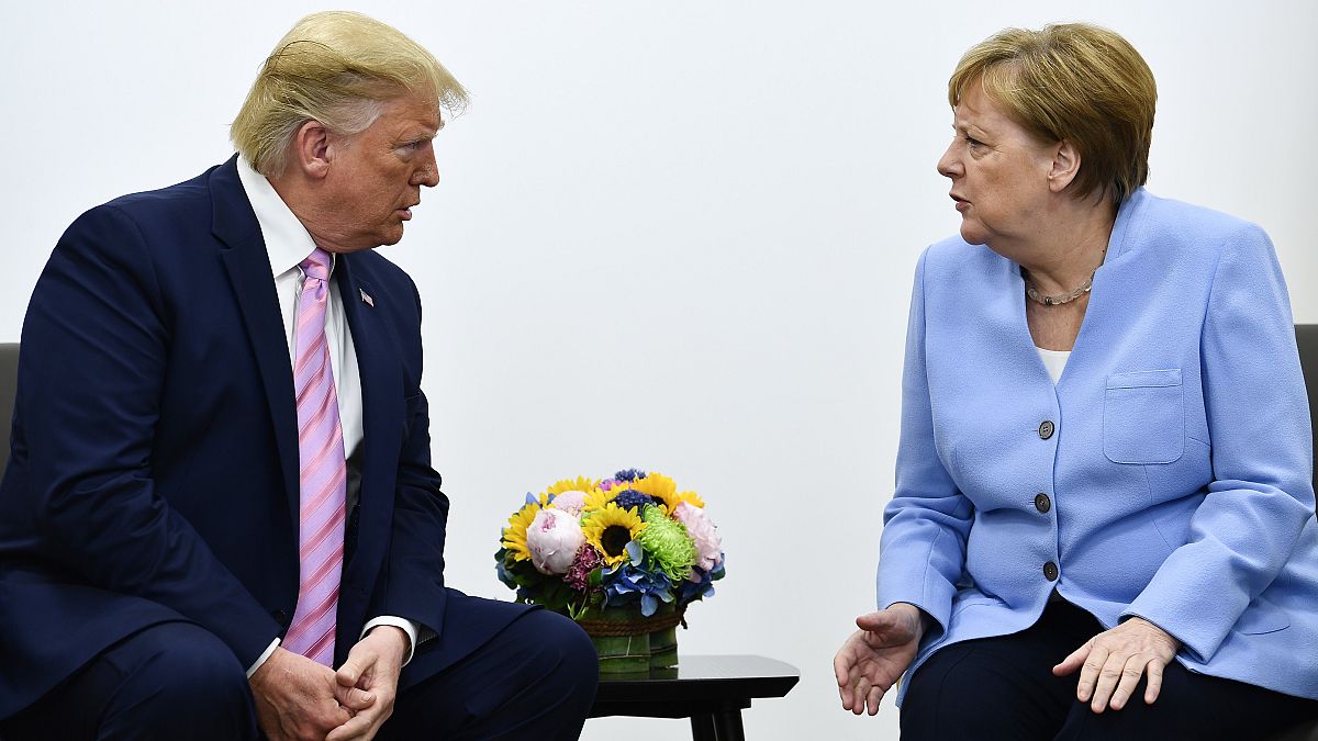 Trump und Merkel im Juni 2018