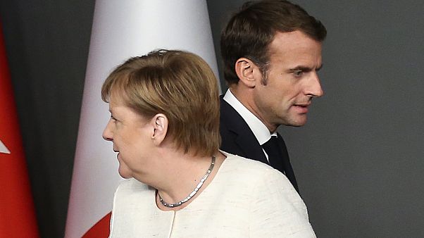 Merkel ve Macron Merkel ve Macron