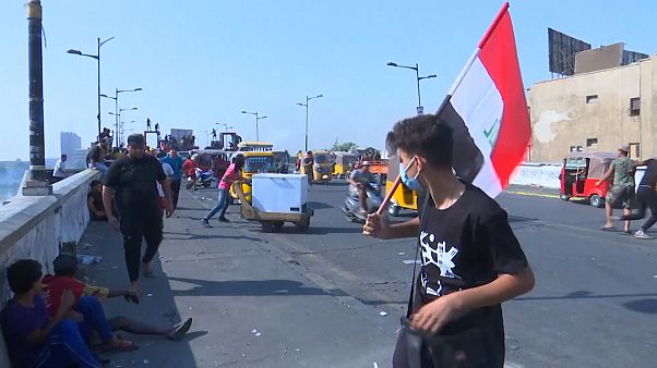 Irak : manifestations et heurts à Bagdad Irak : manifestations et heurts à Bagdad