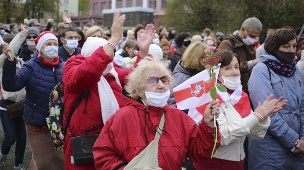 Belarus'taki genel grev çağrısına emekliller de destek verdi Belarus'taki genel grev çağrısına emekliller de destek verdi
