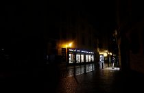 Une rue à Prague en République tchèque le 23 octobre 2020
