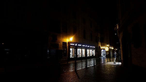 Une rue à Prague en République tchèque le 23 octobre 2020 Une rue à Prague en République tchèque le 23 octobre 2020