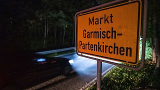 Ortseingangsschild Garmisch-Partenkirchen