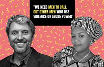 Gary Barker and Shamsi Kazimbaya