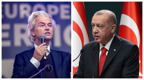 Geert Wilders és Recep Tayyip Erdogan Geert Wilders és Recep Tayyip Erdogan
