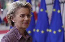 European Commission President Ursula von der Leyen in Brussels on October 15, 2020.