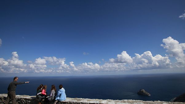 Άποψη της Αμοργού Άποψη της Αμοργού