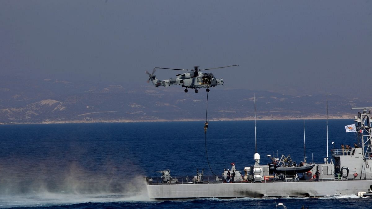 تمرین‌های دریایی مشترک بریتانیا، فرانسه و قبرس در شرق مدیترانه