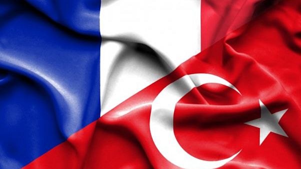 Fransa-Türkiye bayrağı Fransa-Türkiye bayrağı