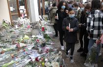 Peu après l'assassinat de Samuel Paty