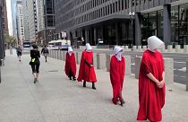 Manifestación a favor del aborto en Illinois