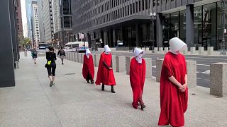 Manifestación a favor del aborto en Illinois
